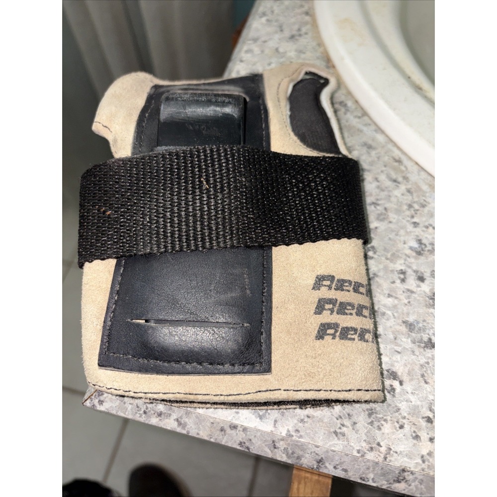 Vintage Rector Wrist Guard Skateboard Protective Gear Tan Black Retro Skate